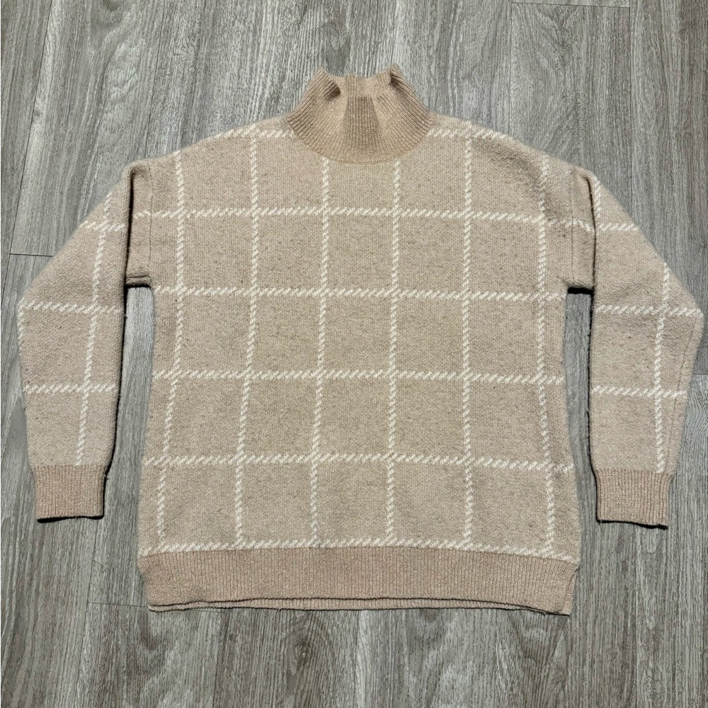 Rachel Zoe Beige Turtleneck Sweater